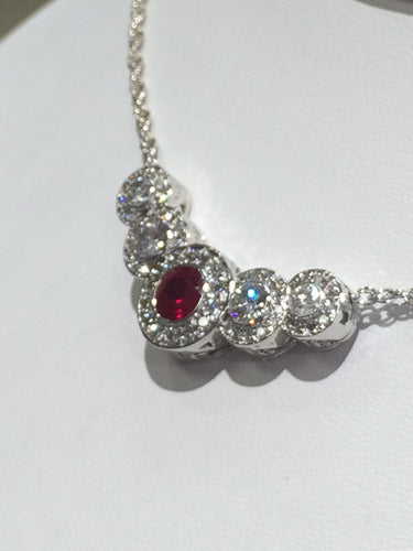 Ruby and Diamond Neck Piece