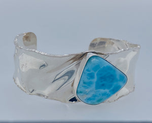 Free-form Larimar Bracelet