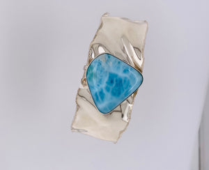 Free-form Larimar Bracelet