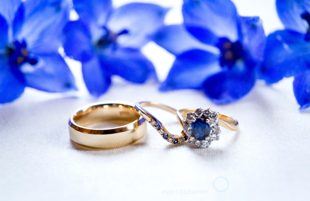 Sapphire Wedding Set