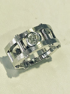 14K Men's Diamond Ring